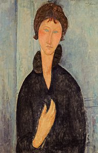 Frau mit blauen Augen, ca. 1918